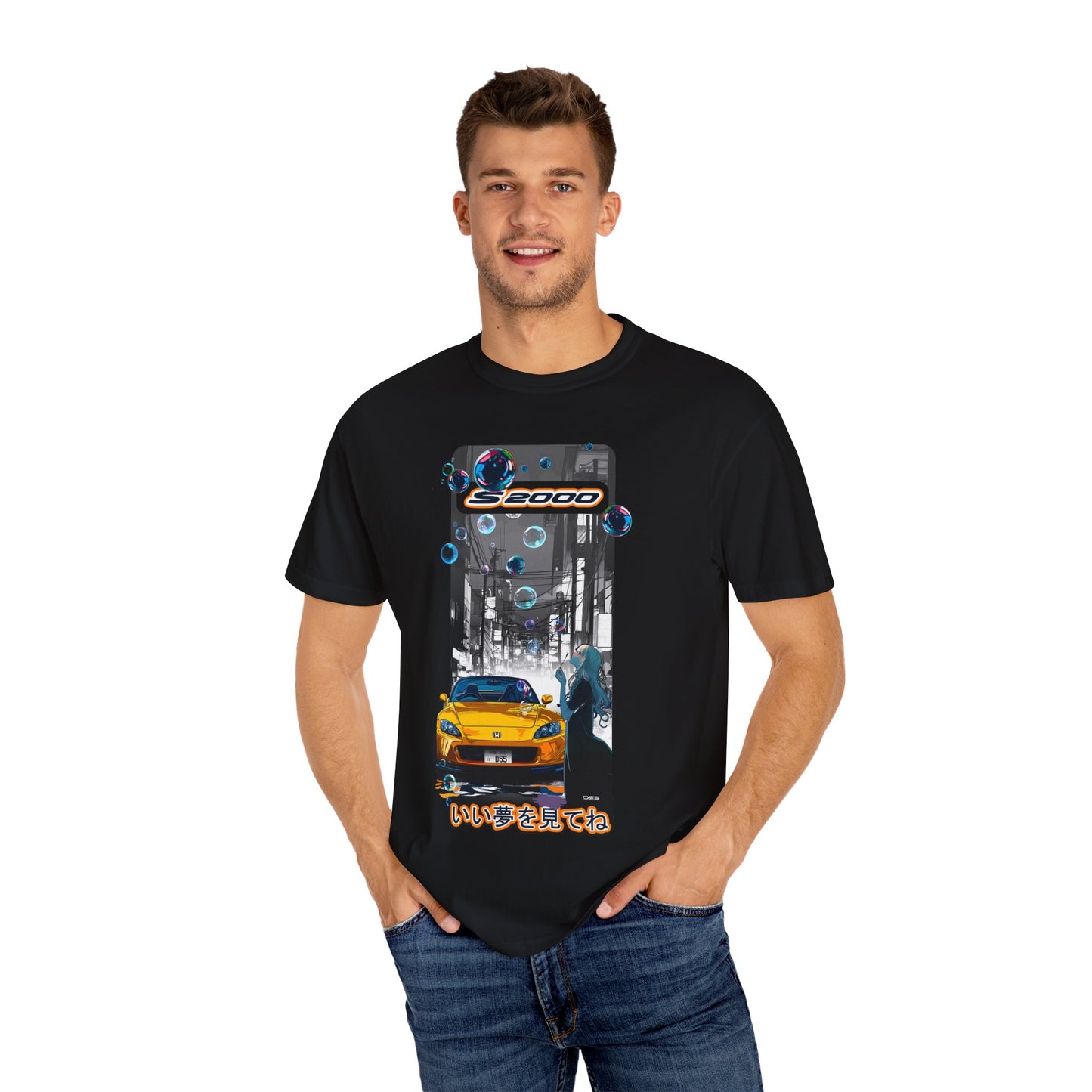 Honda S2000 SWEET DREAMS Graphic T-Shirt, Unisex Streetwear Tee, Vintage Aesthetic Shirt, Gift for Car Lovers, Cool Summer Fashion