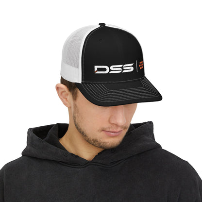 DSS Snapback Trucker Cap | Trendy Embroidered Hat for Casual Wear, Fishing, Outdoor Events, Sports, Summer Fashion