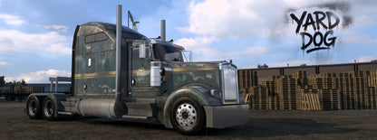 Yard Dog – Truck and Trailer Skin MOD / Fits Jon Ruda Kenworth W900 and Peterbilt Glider