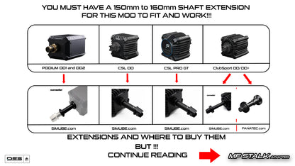 Moza Multi Function Stalk Adapter ! Works On Most FANATEC Wheel bases !!! Retains auto signal Cancelling !!! READ DESCRIPTION!!!