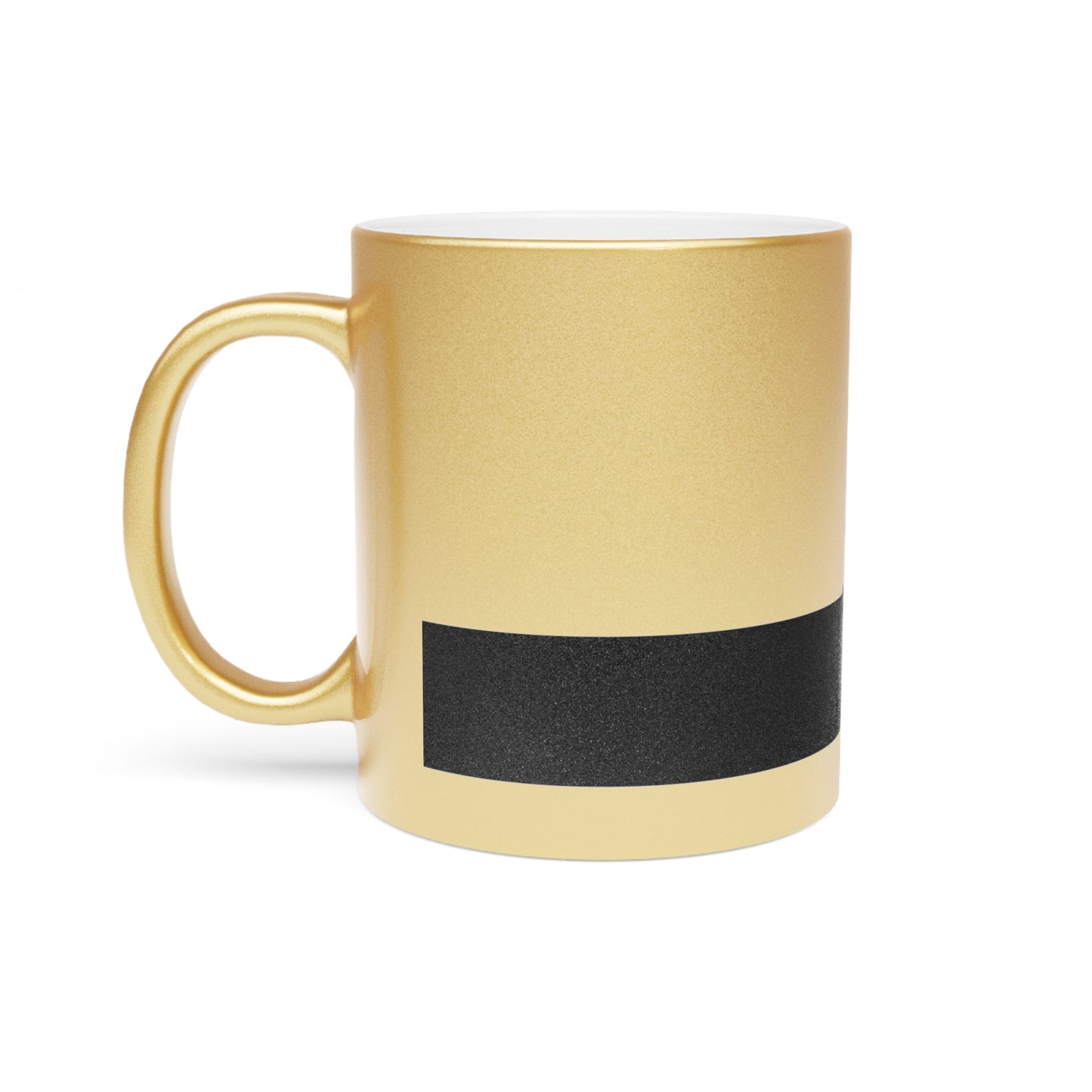 DSS Metallic Mug - Modern Silver/Gold Drinkware, Stylish Coffee Cup for Home/Office, Perfect Gift