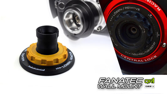 Fanatec QR1 Wall Mount | Race Car Center Lock Inspired | High Quality Stylish & Secure