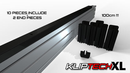 Cable Covers for 4040 Aluminum Extrusion - | 10 Pack !!! 100cm / 39in !!! GET MORE for less | KLIPtech XL