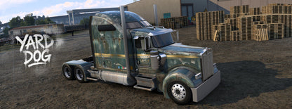 Yard Dog – Truck and Trailer Skin MOD / Fits Jon Ruda Kenworth W900 and Peterbilt Glider