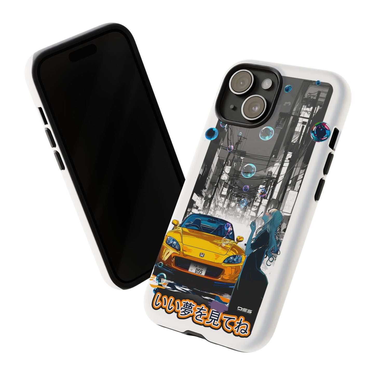 Honda S2000 SWEET DREAMS Nostalgic Car Phone Case - Tough Cases with Retro Vibe