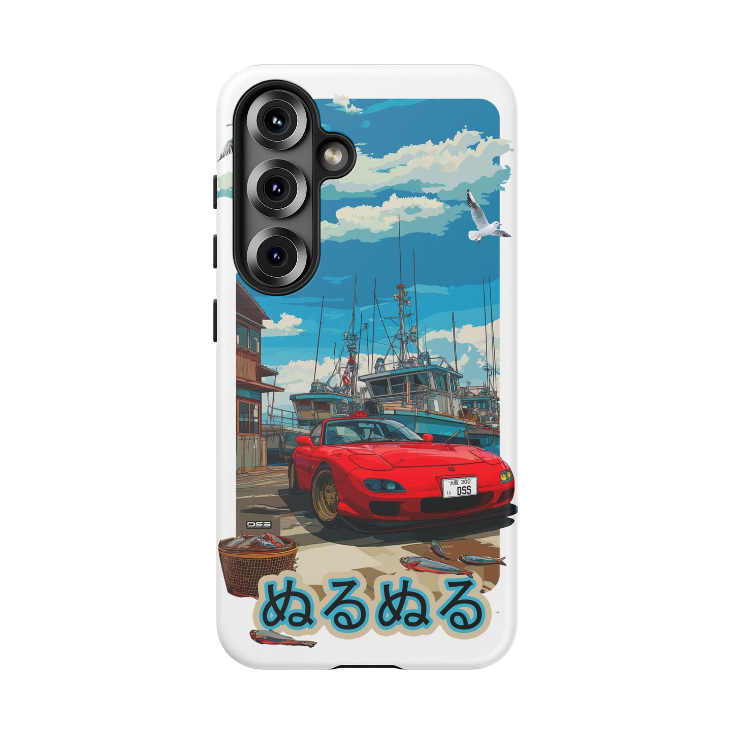 Mazda RX 7 Slippery Situation Nostalgic Car Phone Case - Tough Cases with Retro Vibe