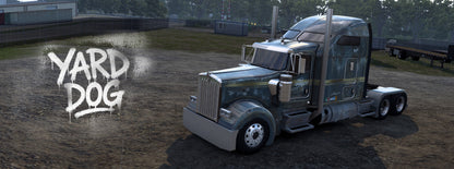 Yard Dog – Truck and Trailer Skin MOD / Fits Jon Ruda Kenworth W900 and Peterbilt Glider