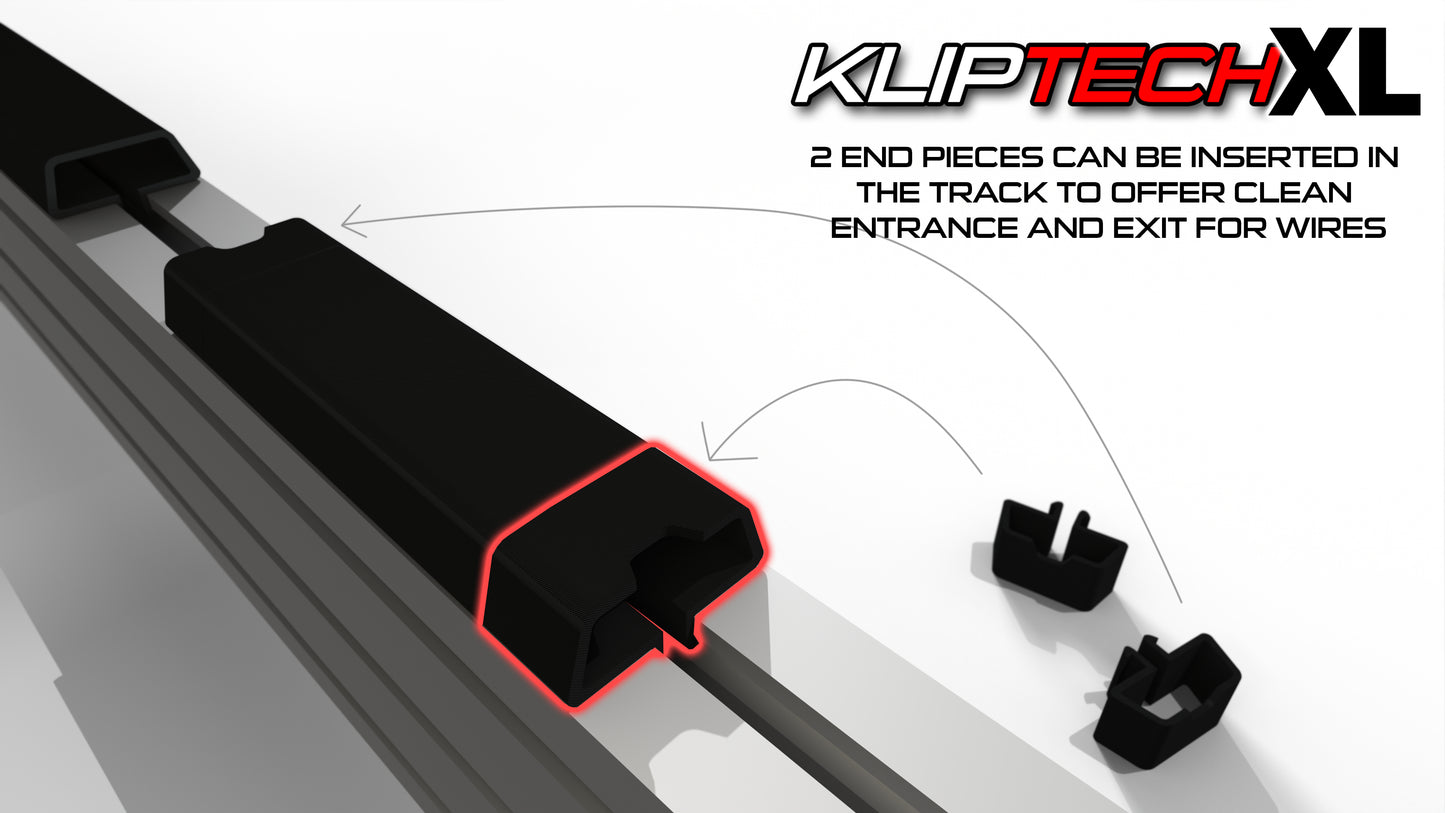 Cable Covers for 4040 Aluminum Extrusion - | 10 Pack !!! 100cm / 39in !!! GET MORE for less | KLIPtech XL