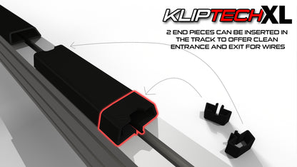 Cable Covers for 4040 Aluminum Extrusion - | 10 Pack !!! 100cm / 39in !!! GET MORE for less | KLIPtech XL