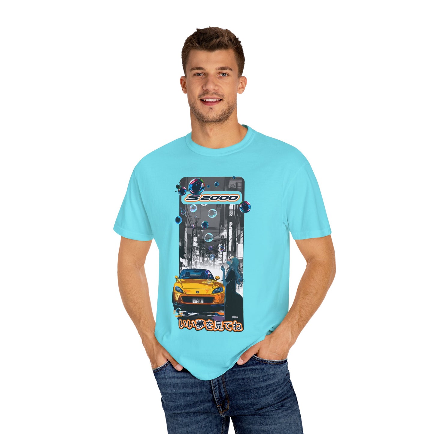 Honda S2000 SWEET DREAMS Graphic T-Shirt, Unisex Streetwear Tee, Vintage Aesthetic Shirt, Gift for Car Lovers, Cool Summer Fashion