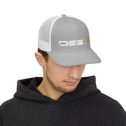 DSS Snapback Trucker Cap | Trendy Embroidered Hat for Casual Wear, Fishing, Outdoor Events, Sports, Summer Fashion