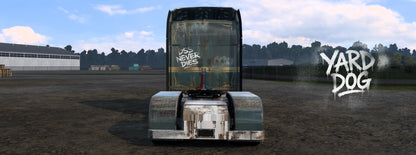 Yard Dog – Truck and Trailer Skin MOD / Fits Jon Ruda Kenworth W900 and Peterbilt Glider