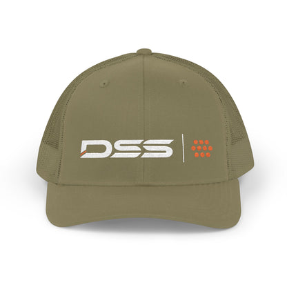 DSS Snapback Trucker Cap | Trendy Embroidered Hat for Casual Wear, Fishing, Outdoor Events, Sports, Summer Fashion