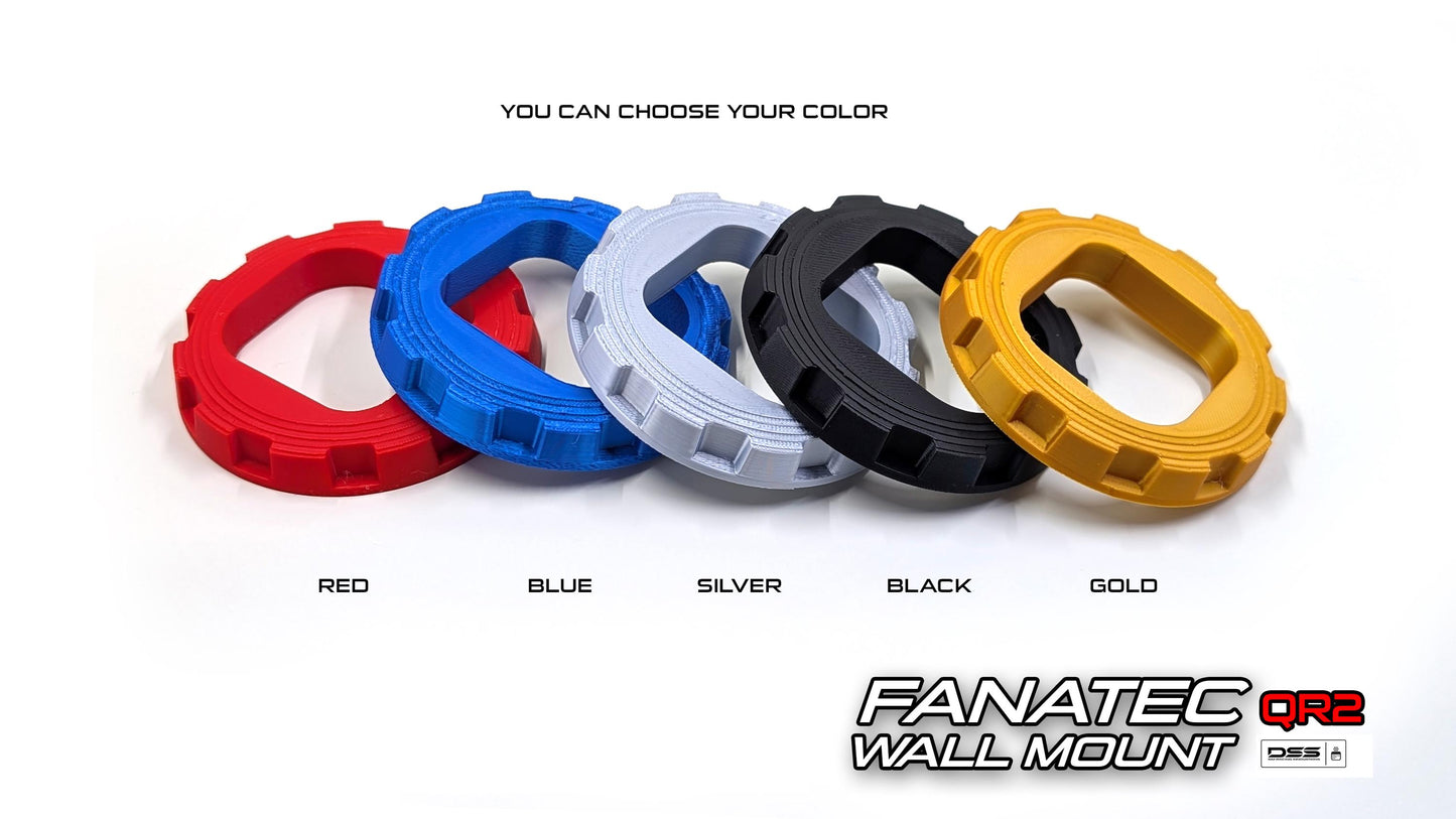 Fanatec QR2 Wall Mount | Race Car Center Lock Inspired | High Quality Stylish & Secure