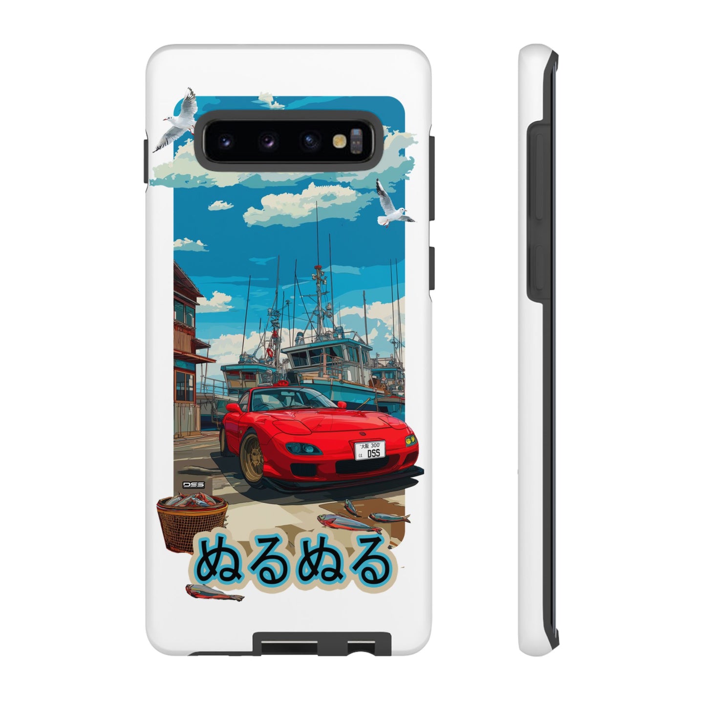 Mazda RX 7 Slippery Situation Nostalgic Car Phone Case - Tough Cases with Retro Vibe