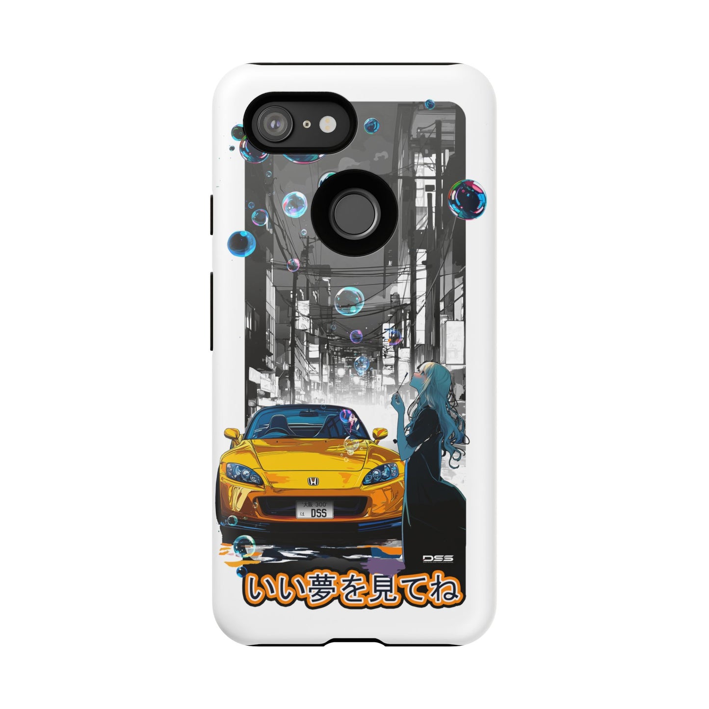 Honda S2000 SWEET DREAMS Nostalgic Car Phone Case - Tough Cases with Retro Vibe