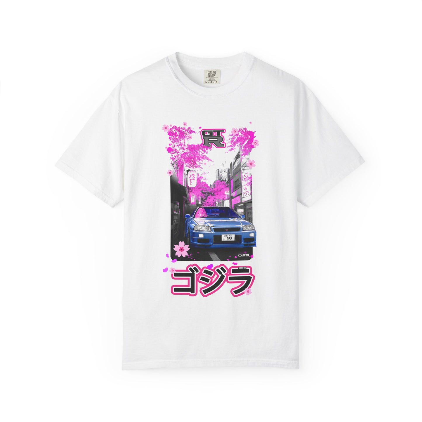 Nissan Skyline GT-R Sakura Rain Japan Streets T-shirt | Godzilla | Streetwear T-shirt, Cool Graphic Tee, Gift for Car Enthusiasts