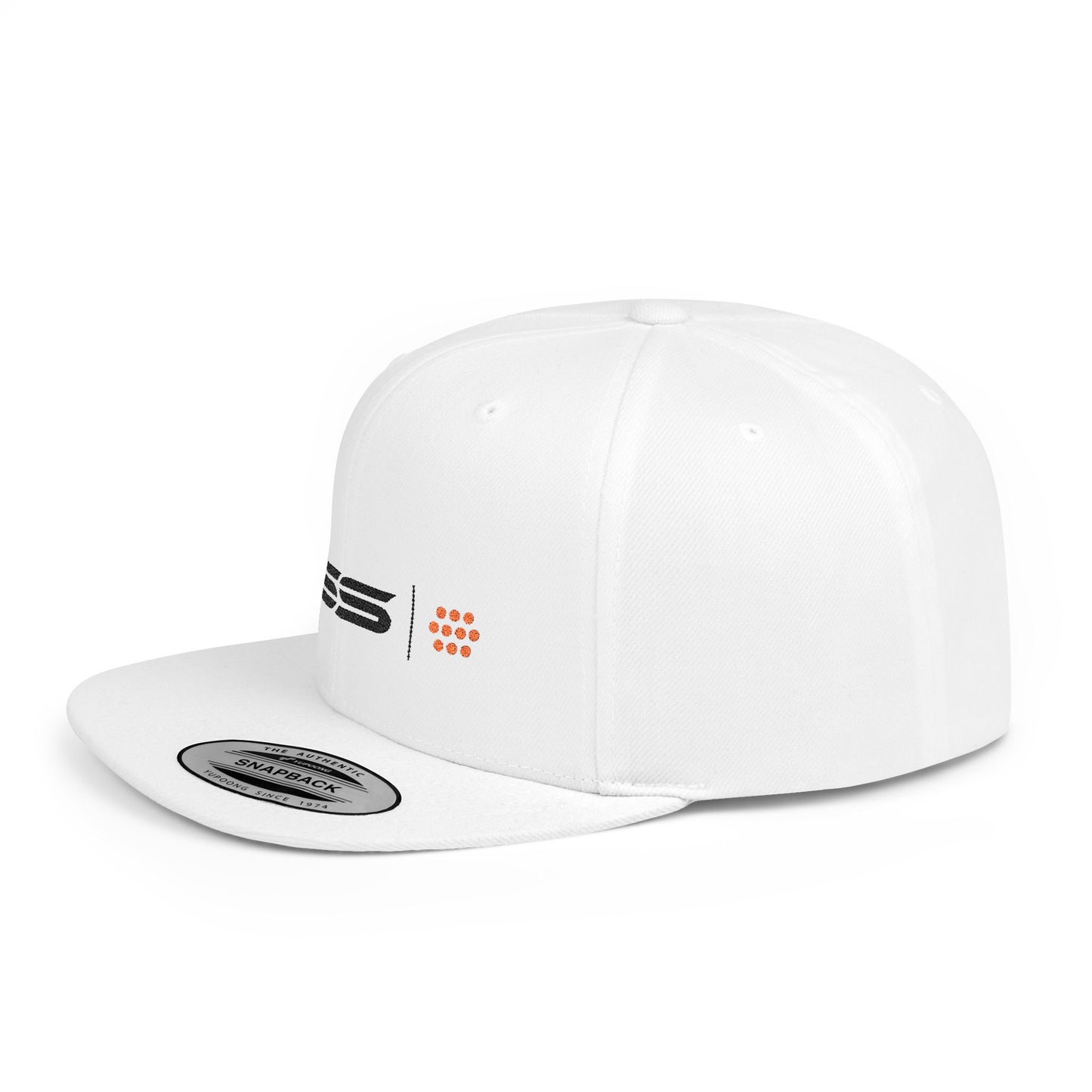 DSS TECH Stylish Flat Bill Snapback Hat with DSS Logo