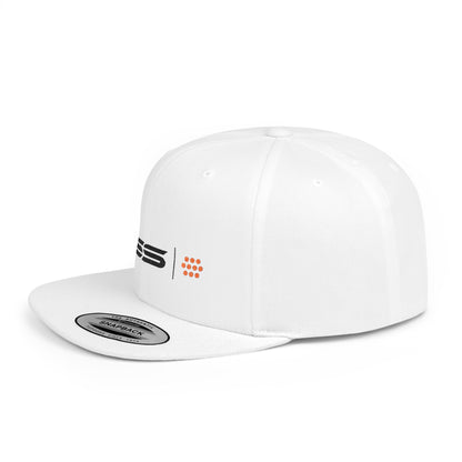 DSS TECH Stylish Flat Bill Snapback Hat with DSS Logo