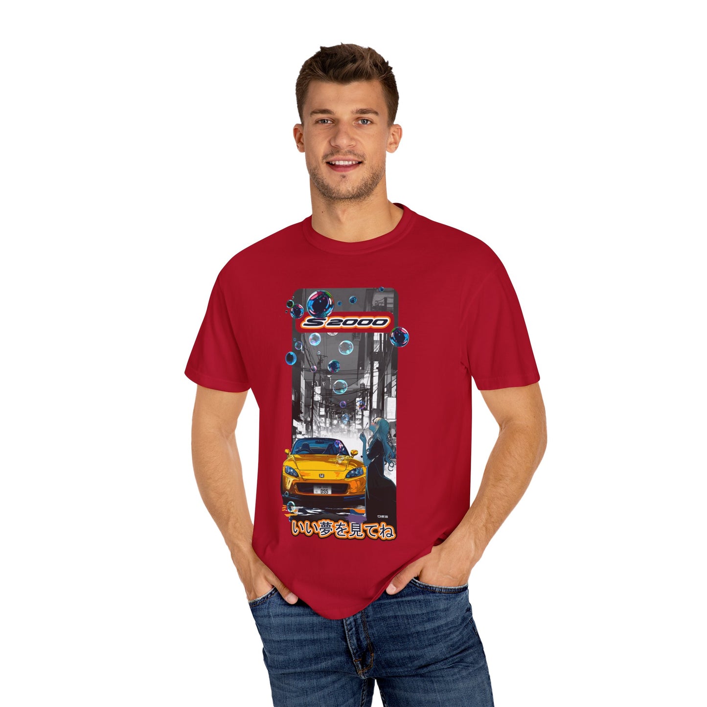 Honda S2000 SWEET DREAMS Graphic T-Shirt, Unisex Streetwear Tee, Vintage Aesthetic Shirt, Gift for Car Lovers, Cool Summer Fashion