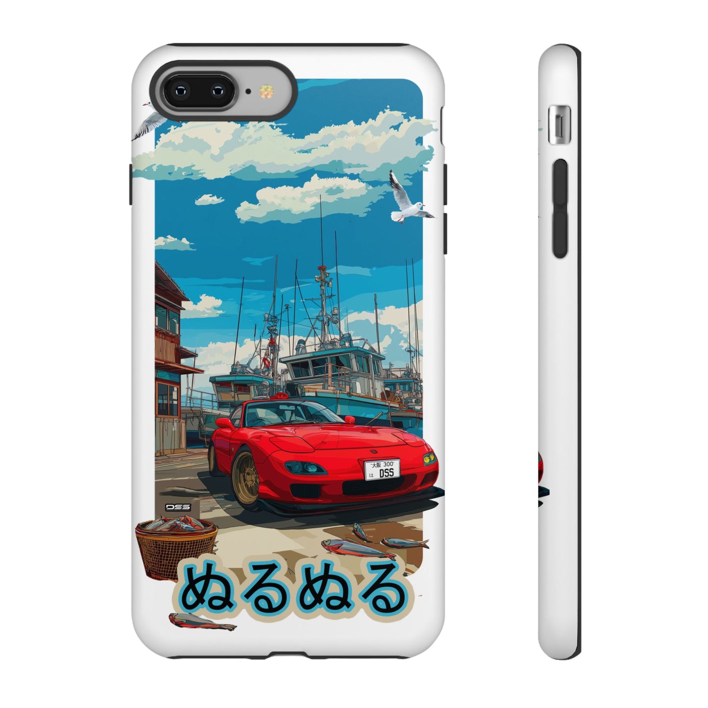 Mazda RX 7 Slippery Situation Nostalgic Car Phone Case - Tough Cases with Retro Vibe