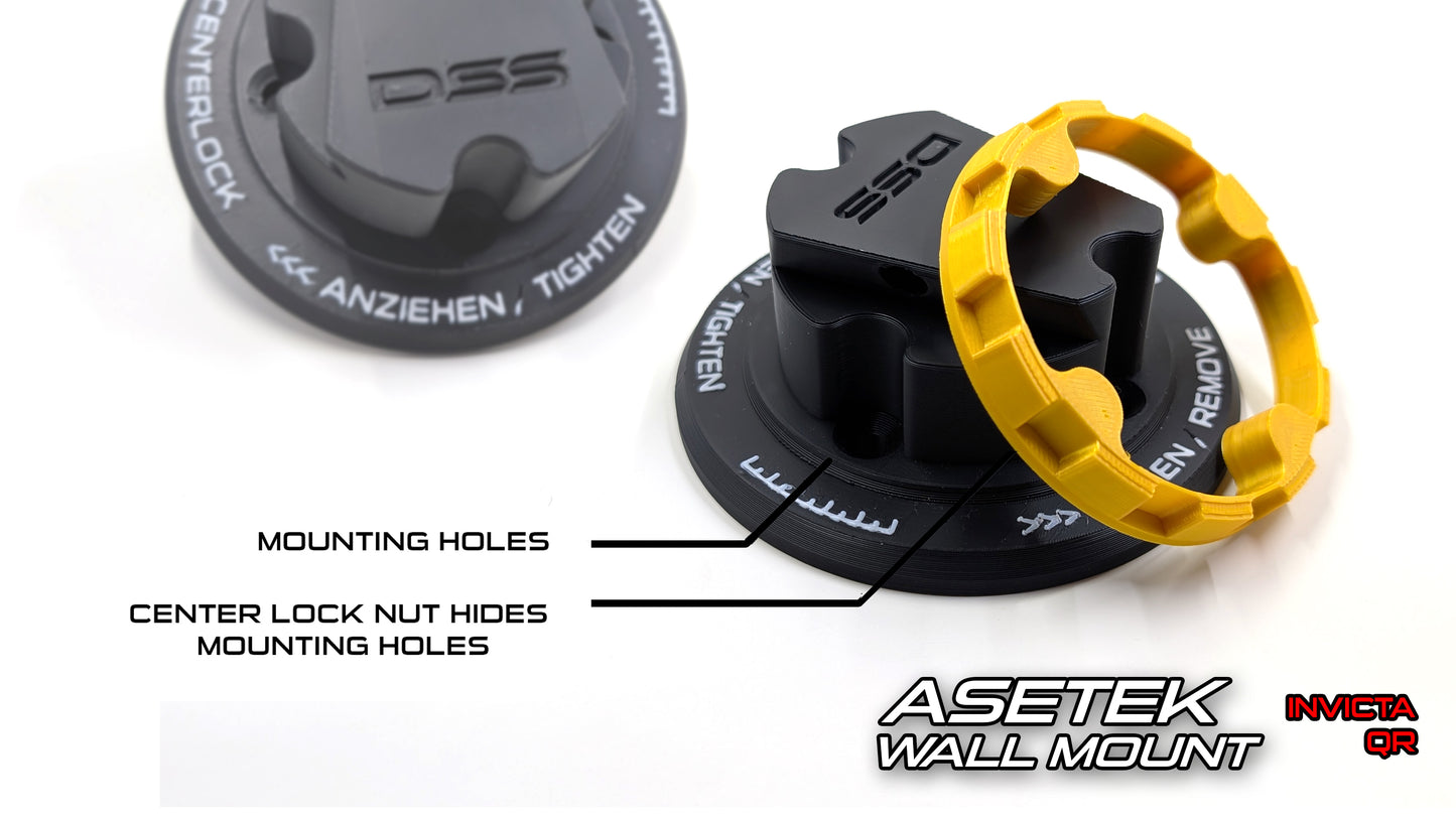 Asetek Invicta QR Wheel Mount: Race Car Center Lock Design
