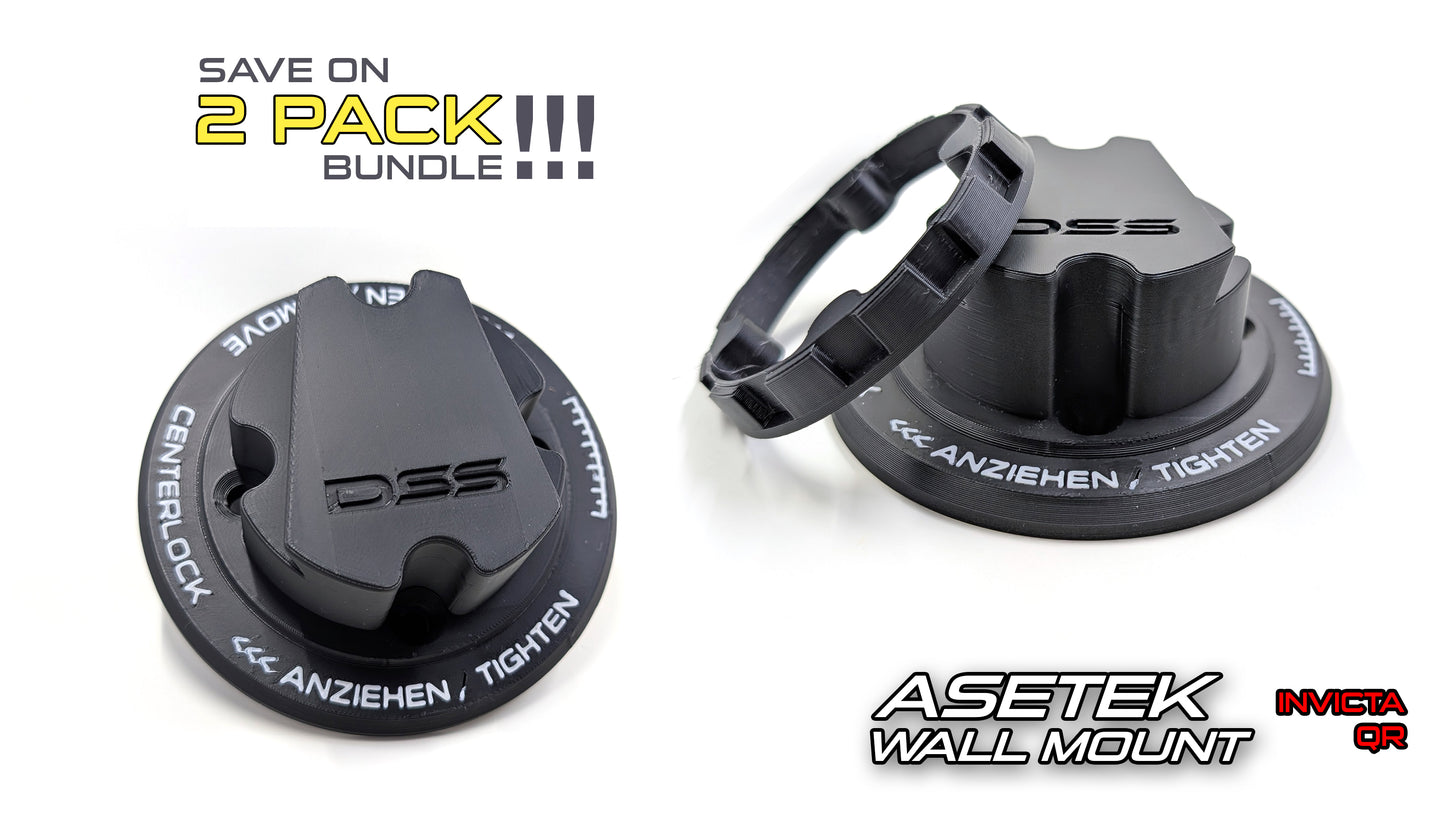 Asetek Invicta QR Wheel Mount: Race Car Center Lock Design