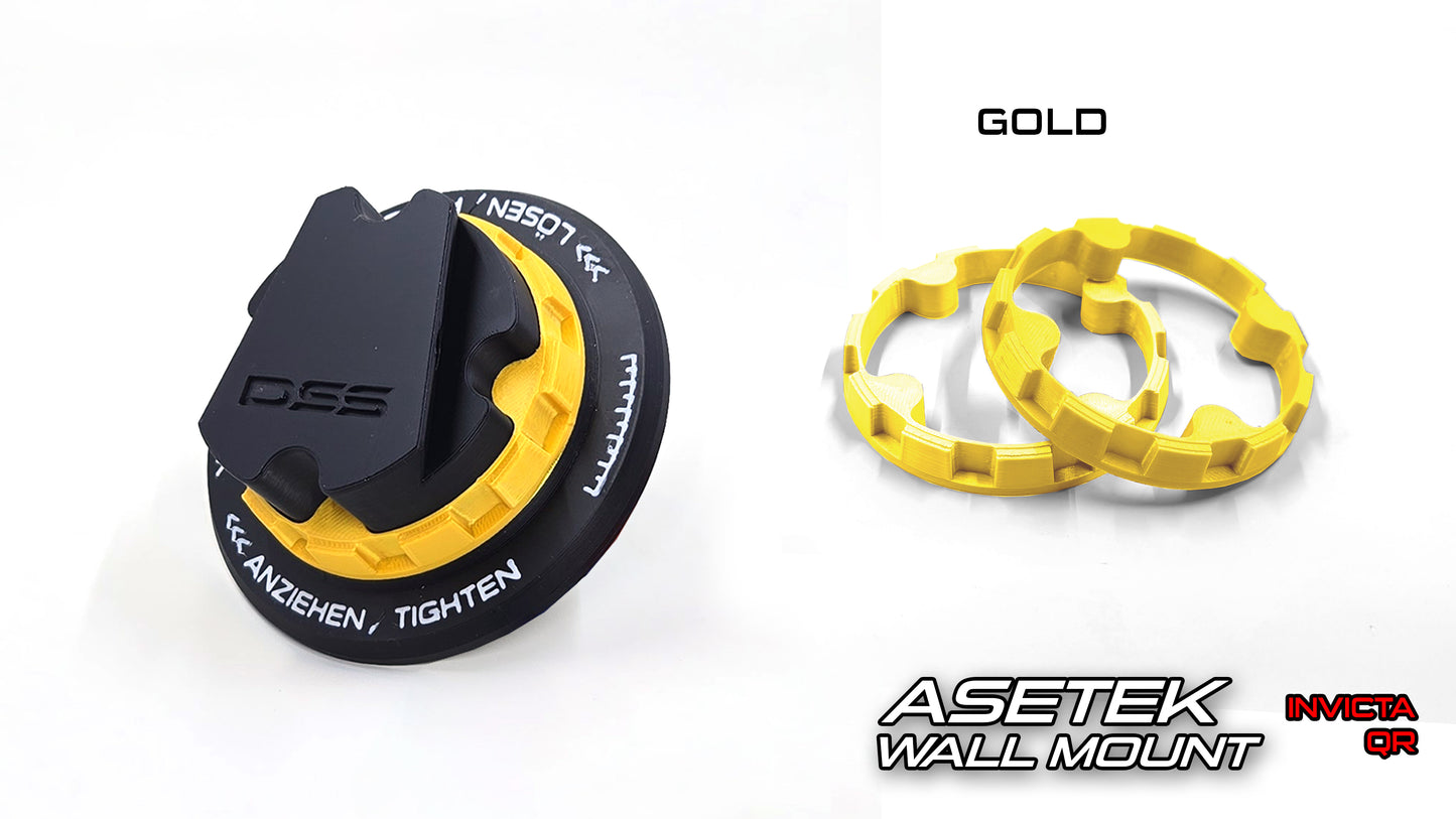 Asetek Invicta QR Wheel Mount: Race Car Center Lock Design