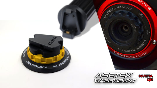 Asetek QR Wheel Mount: Race Car Center Lock Design
