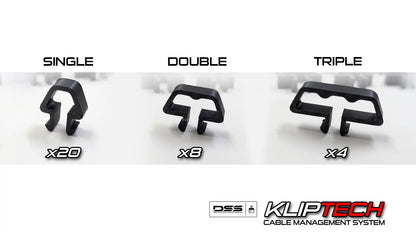 Cable Management Clips for 8040 Aluminum Extrusion - | 32 Pack !!! GET MORE for LESS | KLIPtech