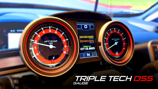 Sim Racing Dashboard DDU | Triple Screen Gauge Touch Screen |