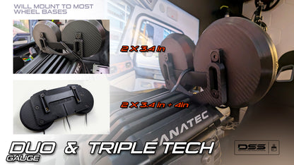 Sim Racing Dashboard DDU | DUO Screen Gauge Touch Screen | Sim Racing, Rally, Truck Sim and More