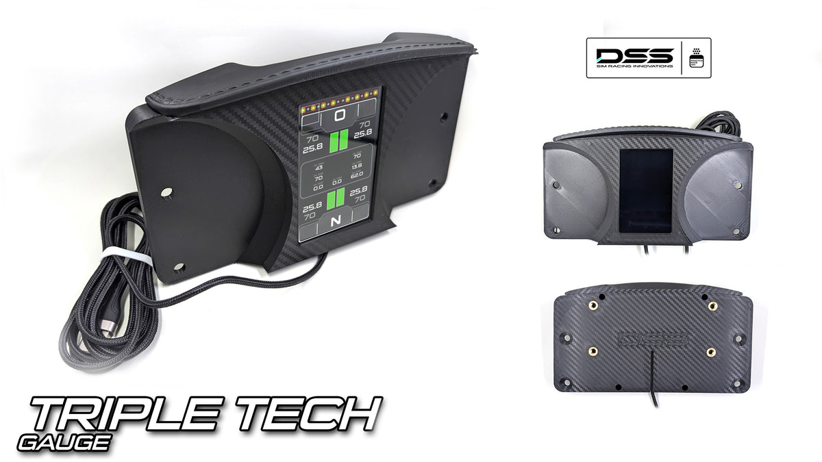 Sim Racing Dashboard DDU | Triple Screen Gauge Touch Screen | – DSS Sim ...