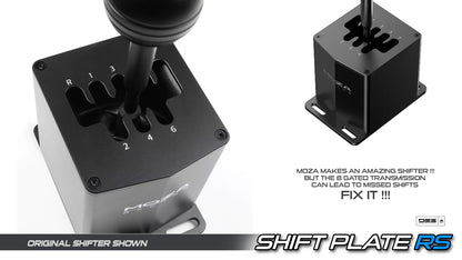 Shift Plate RS | Interchangeable 6-Speed Dogleg Shift Plates for Moza HGP Shifter