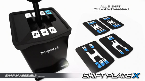 ShiftPlate X Mod | 🛻 Interchangeable Truck Shift Patterns for Moza HGP Shifter