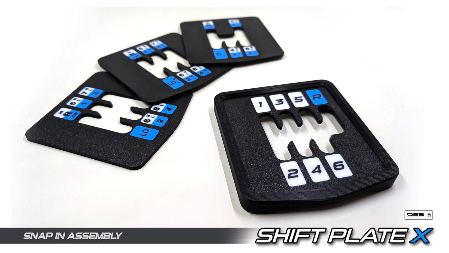 ShiftPlate X Mod | 🛻 Interchangeable Truck Shift Patterns for Moza HGP Shifter