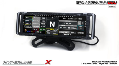 7.8” USB Sim Racing Display – HyperLine-X DDU Dashboard for Sim Racing, iRacing, SimHub, Acc, Ets2 | No HDMI Needed