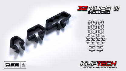Cable Management Clips for 8040 Aluminum Extrusion - | 32 Pack !!! GET MORE for LESS | KLIPtech