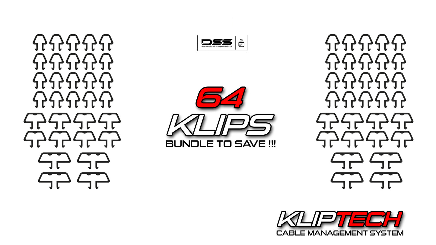 Cable Management Clips for 8040 Aluminum Extrusion - | 32 Pack !!! GET MORE for LESS | KLIPtech