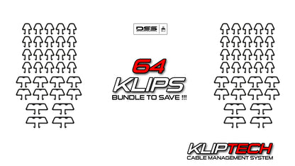 Cable Management Clips for 8040 Aluminum Extrusion - | 32 Pack !!! GET MORE for LESS | KLIPtech
