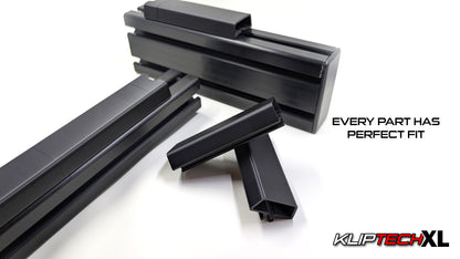Cable Covers for 4040 Aluminum Extrusion - | 10 Pack !!! 100cm / 39in !!! GET MORE for less | KLIPtech XL