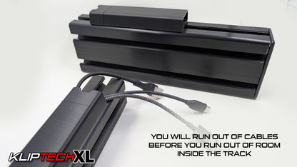 Cable Covers for 4040 Aluminum Extrusion - | 10 Pack !!! 100cm / 39in !!! GET MORE for less | KLIPtech XL