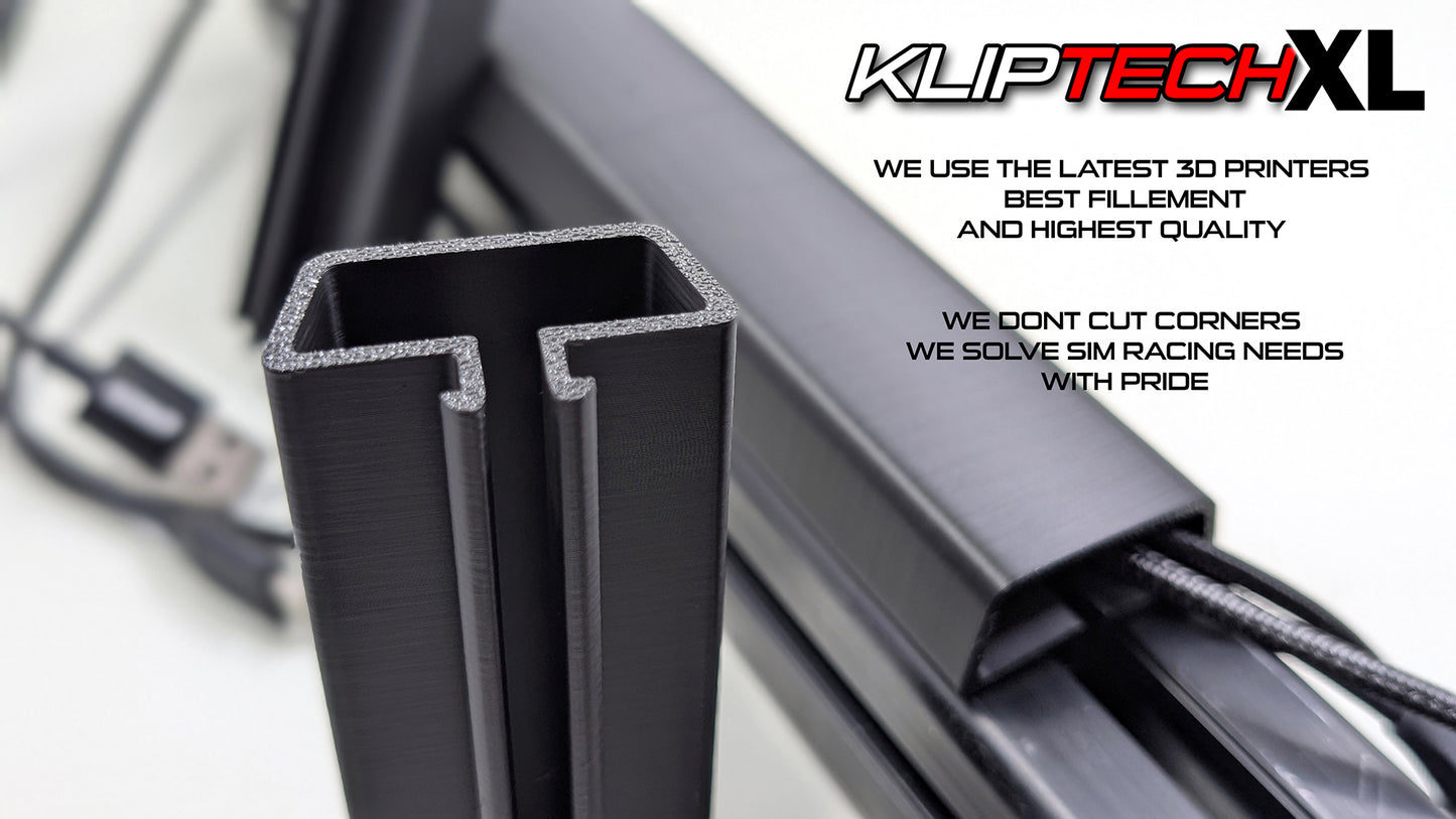 Cable Covers for 4040 Aluminum Extrusion - | 10 Pack !!! 100cm / 39in !!! GET MORE for less | KLIPtech XL