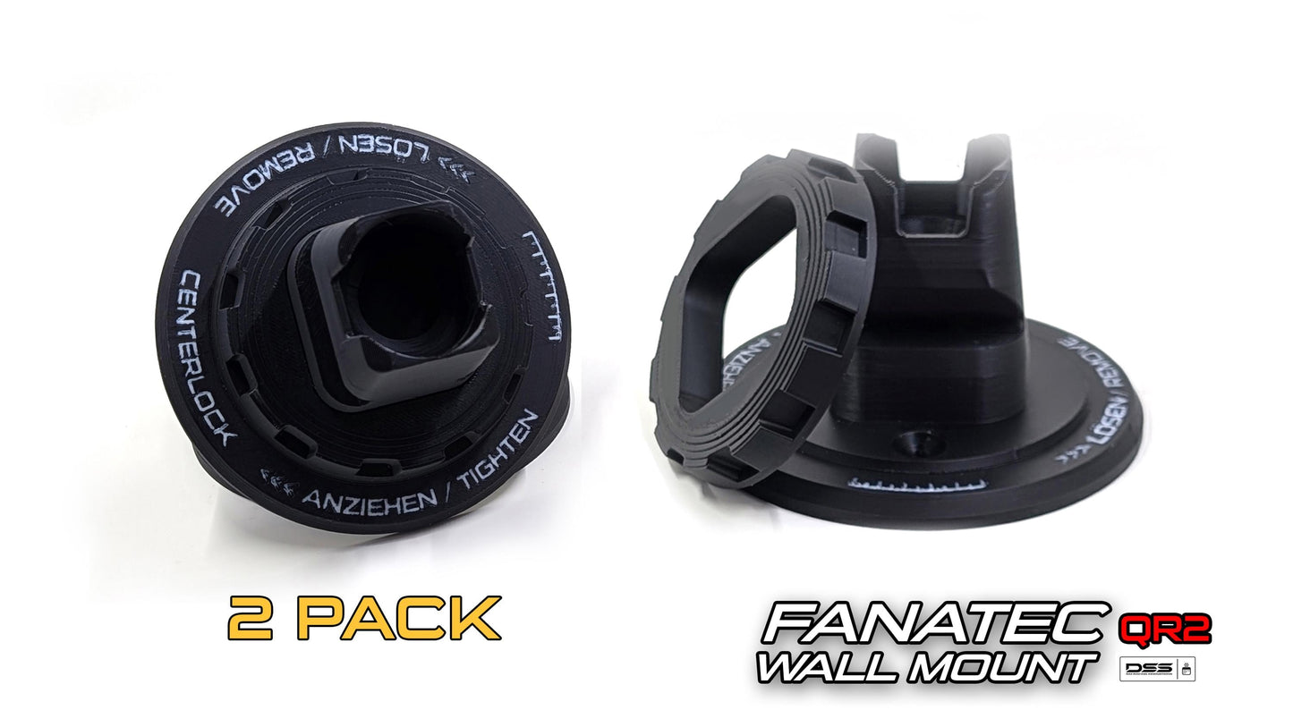 Fanatec QR2 Wall Mount | Race Car Center Lock Inspired | High Quality Stylish & Secure