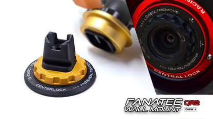 Fanatec QR2 Wall Mount | Race Car Center Lock Inspired | High Quality Stylish & Secure