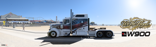 We The People Skin MOD / KENWORTH W900 (JonRuda And Standard SCS)