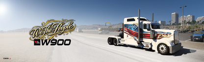 We The People Skin MOD / KENWORTH W900 (JonRuda & Standard SCS)