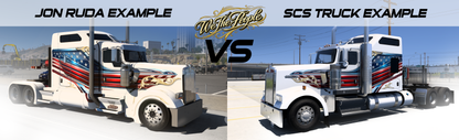 We The People Skin MOD / KENWORTH W900 (JonRuda & Standard SCS)