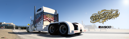 We The People Skin MOD / KENWORTH W900 (JonRuda & Standard SCS)