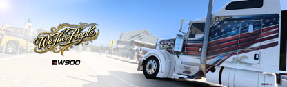We The People Skin MOD / KENWORTH W900 (JonRuda & Standard SCS)
